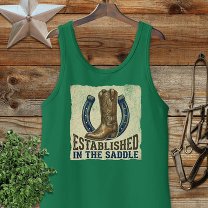 Established in the Saddle Western Tank Top