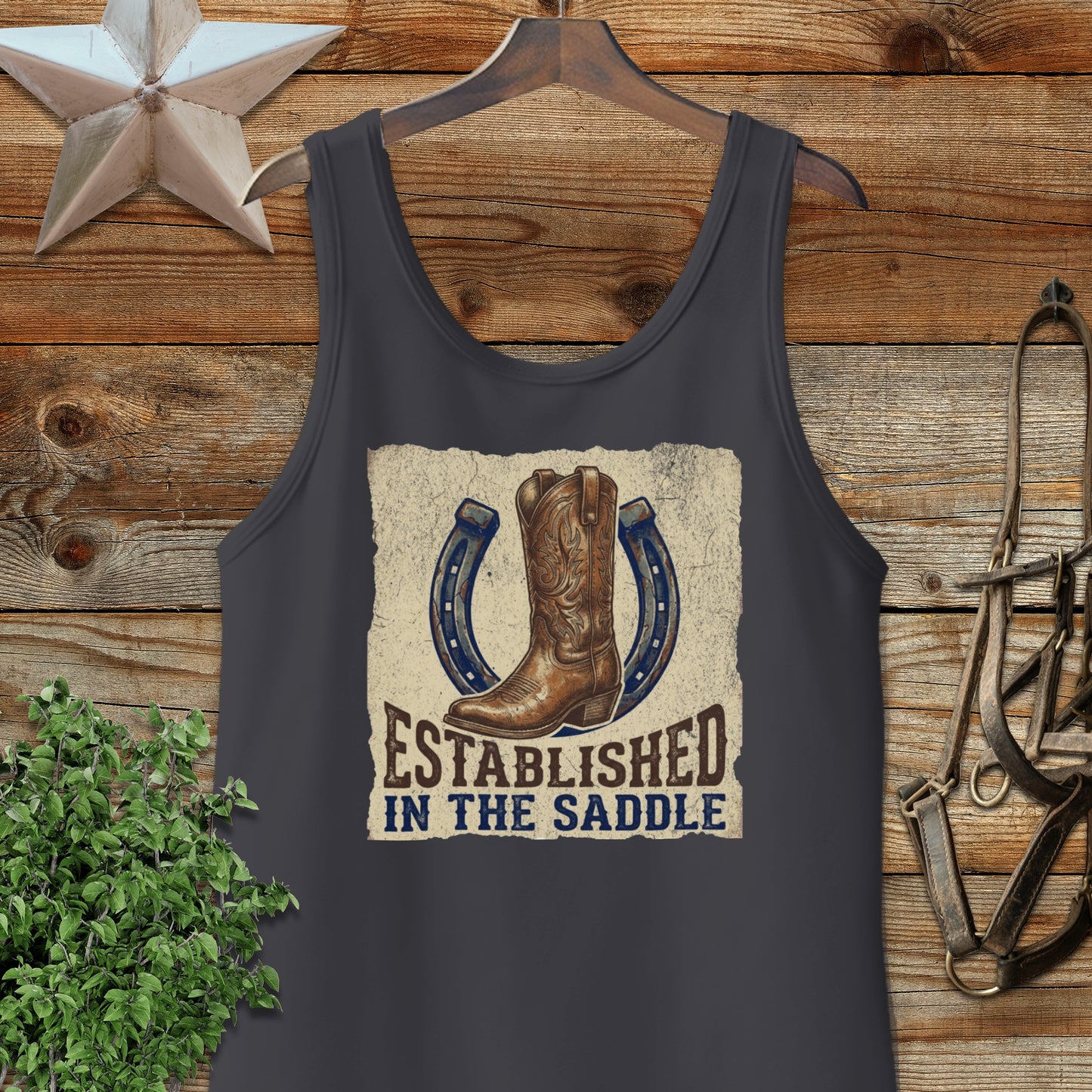 Established in the Saddle Western Tank Top