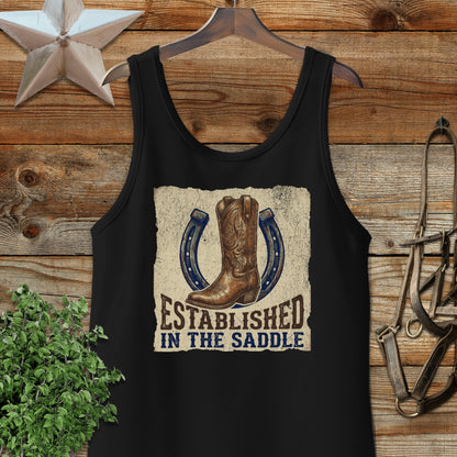 Established in the Saddle Western Tank Top