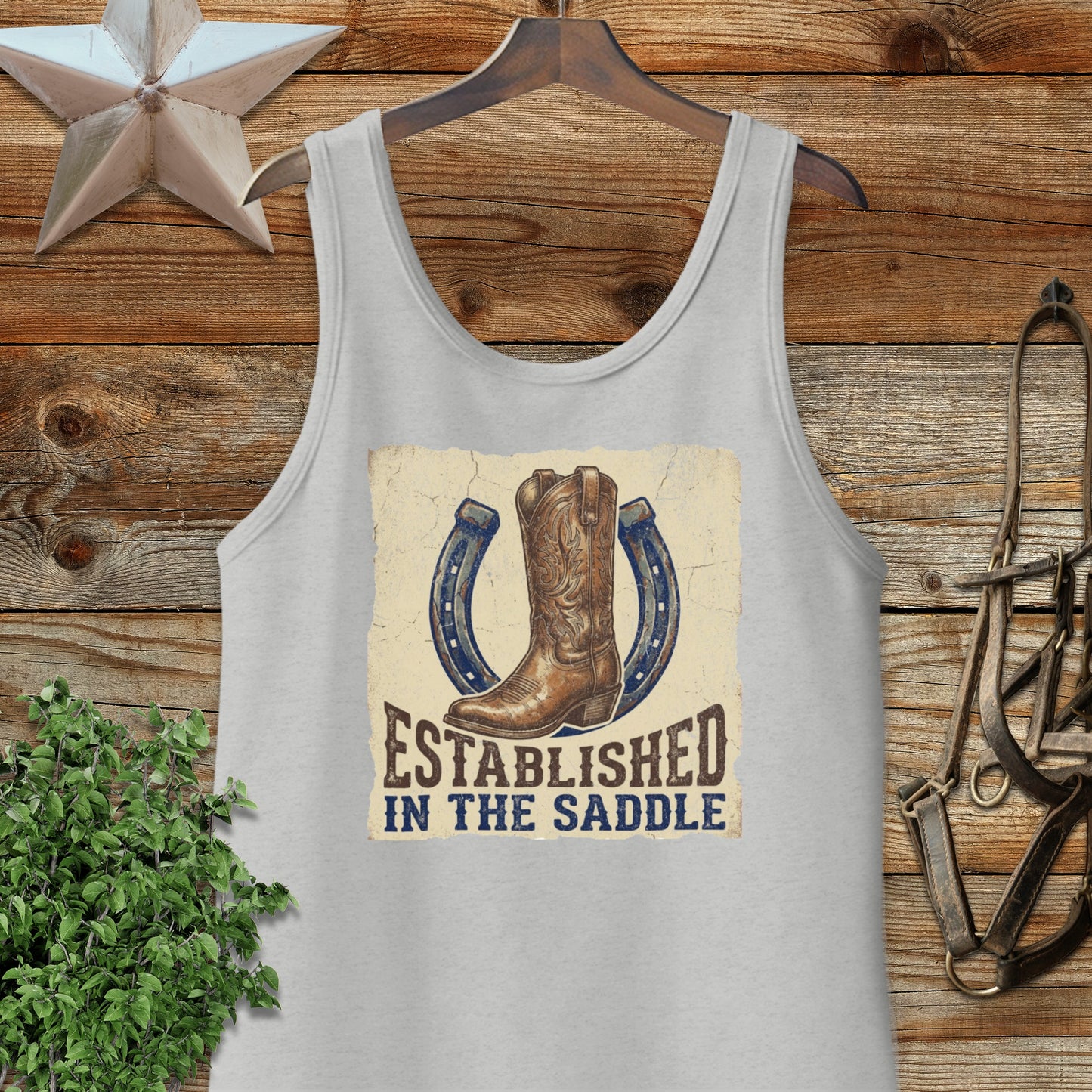 Established in the Saddle Western Tank Top