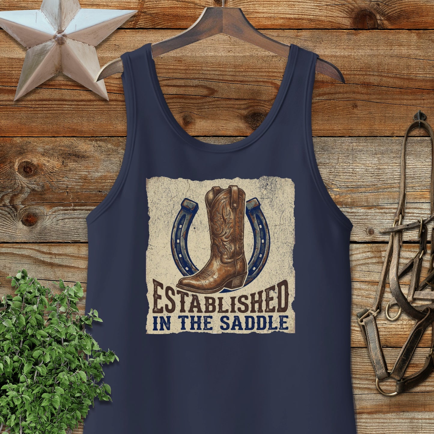 Established in the Saddle Western Tank Top