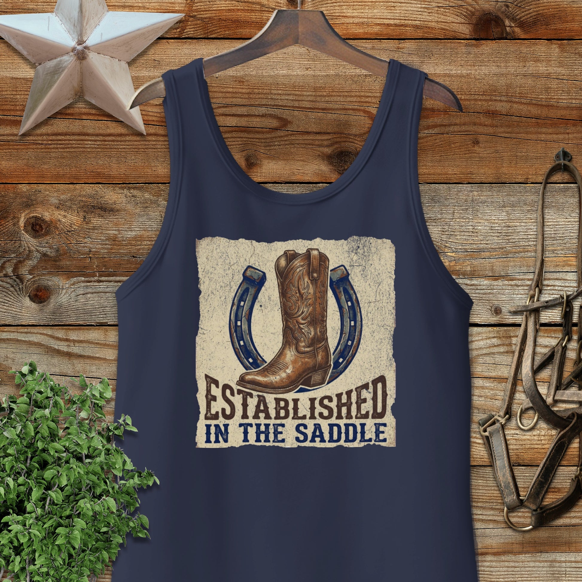 Established in the Saddle Western Tank Top