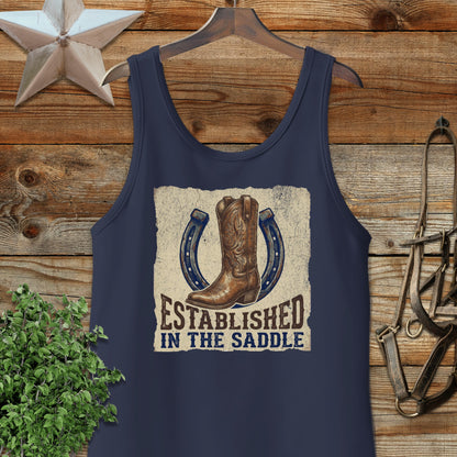 Established in the Saddle Western Tank Top