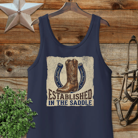 Established in the Saddle Western Tank Top