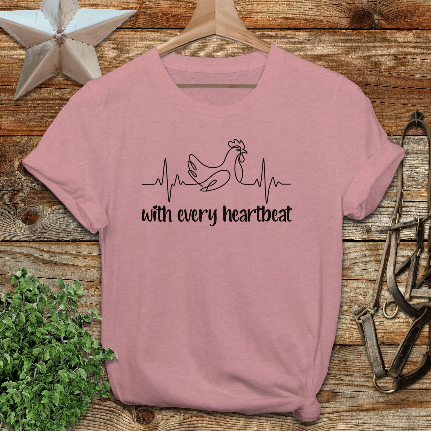 Every Heartbeat Chicken Softstyle Tee