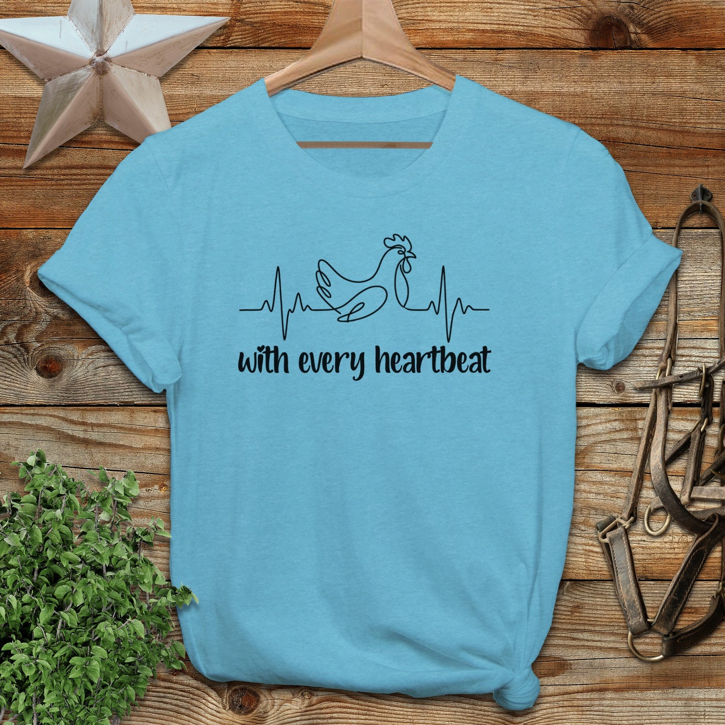 Every Heartbeat Chicken Softstyle Tee