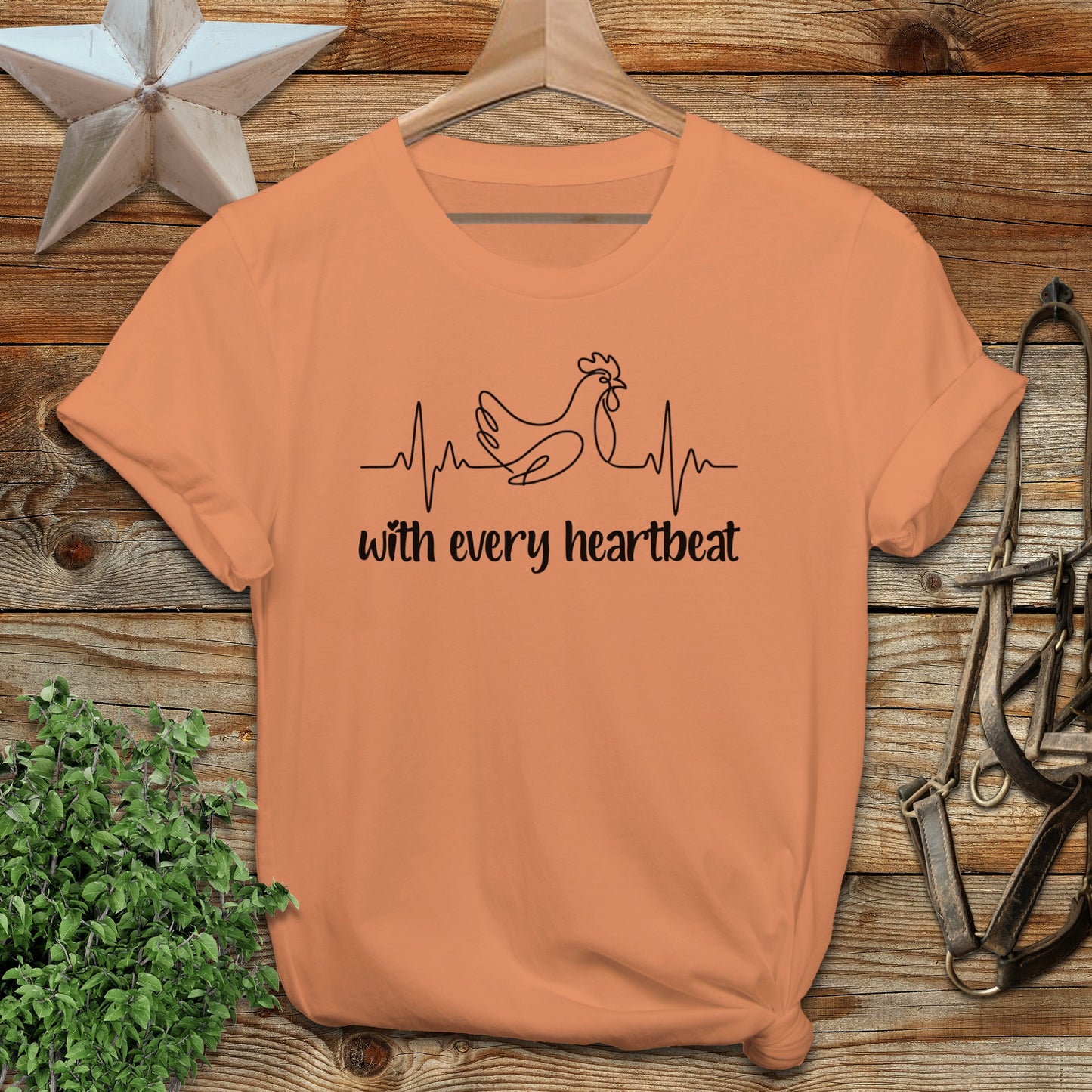 Every Heartbeat Chicken Softstyle Tee