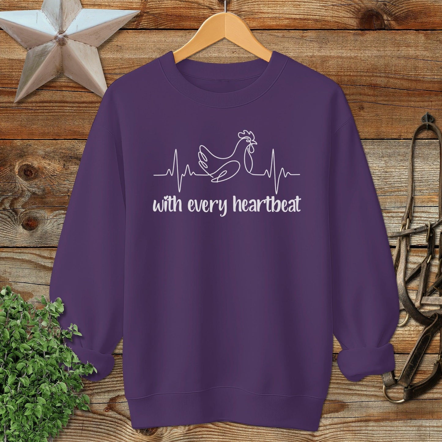 Every Heartbeat Chicken Sweatshirt