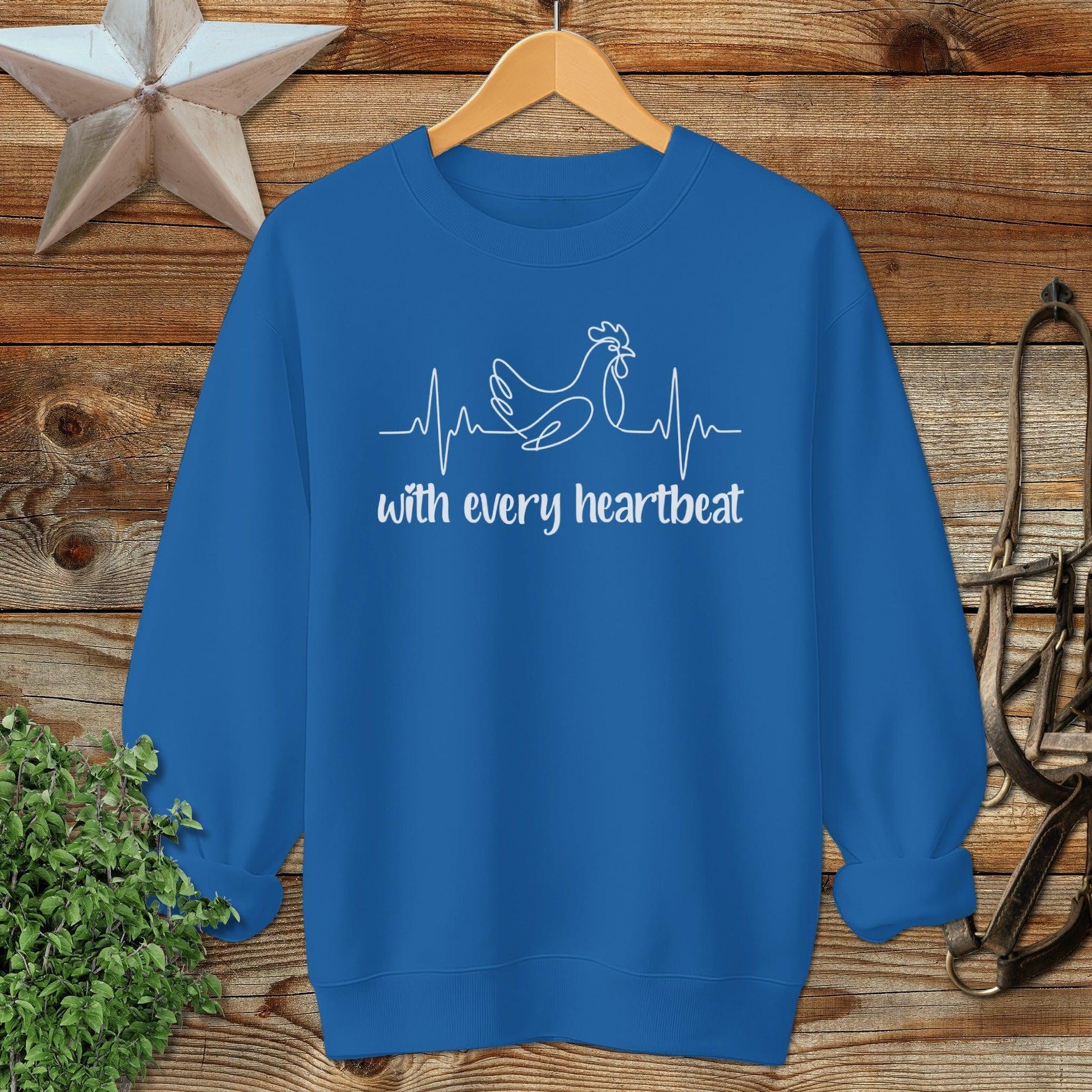 Every Heartbeat Chicken Sweatshirt