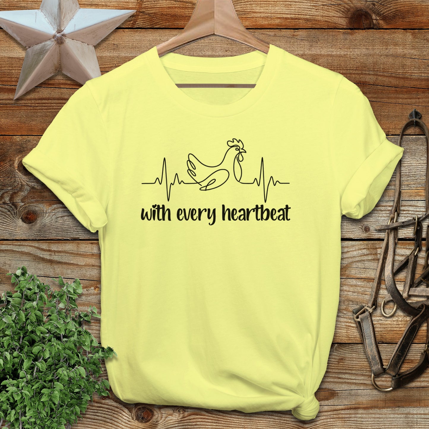 Every Heartbeat Chicken T-Shirt