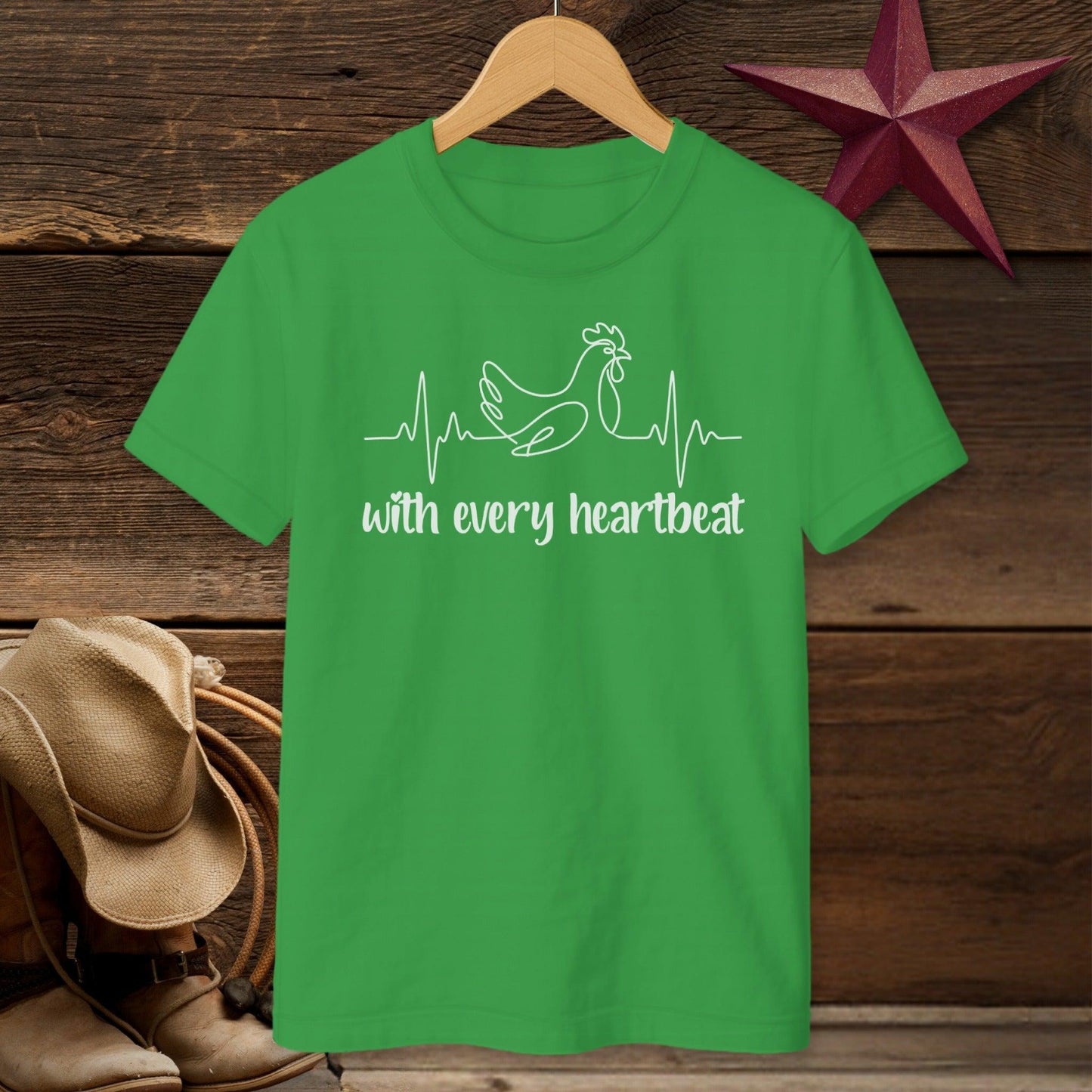 Every Heartbeat Chicken T-Shirt (Youth)