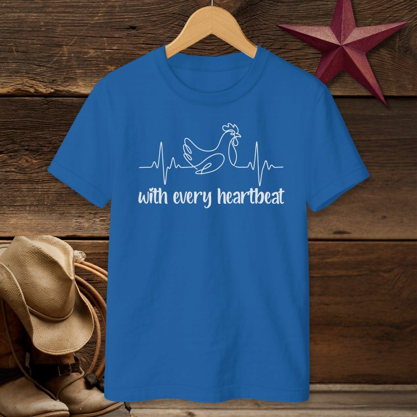 Every Heartbeat Chicken T-Shirt (Youth)
