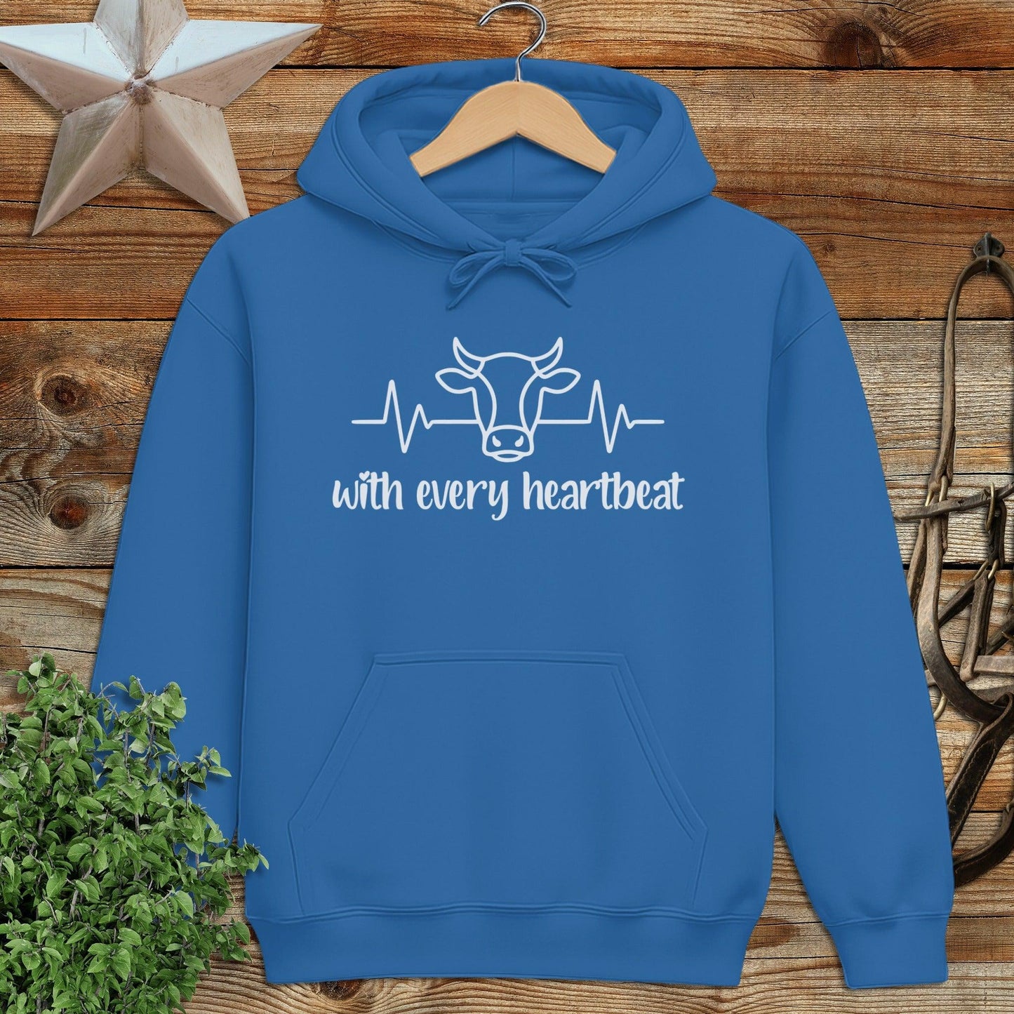 Every Heartbeat Cow Hoodie