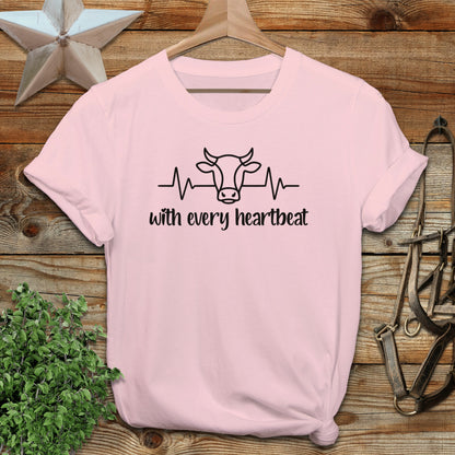 Every Heartbeat Cow T-Shirt
