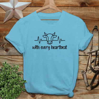 Every Heartbeat Cow T-Shirt