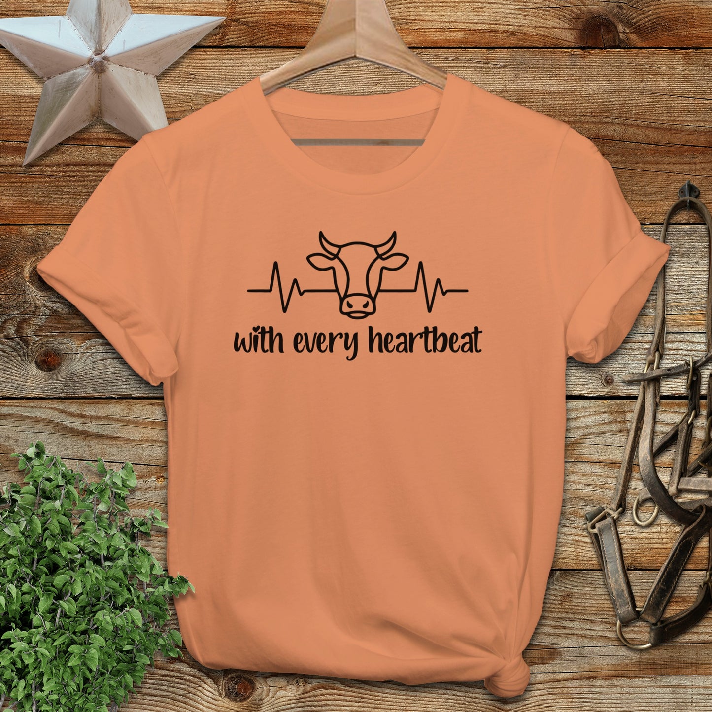Every Heartbeat Cow T-Shirt
