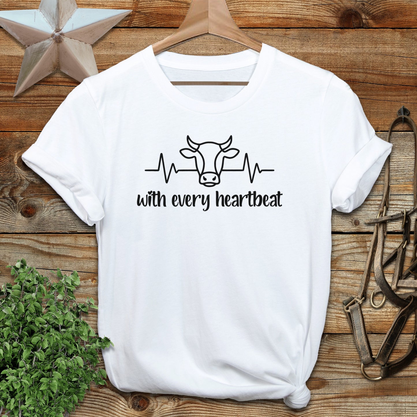 Every Heartbeat Cow T-Shirt