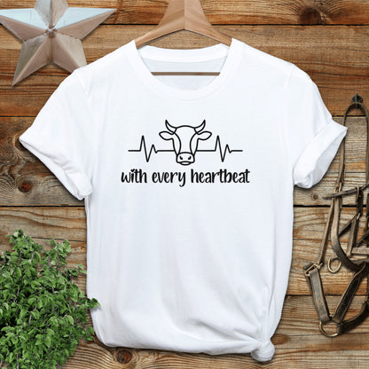 Every Heartbeat Cow T-Shirt