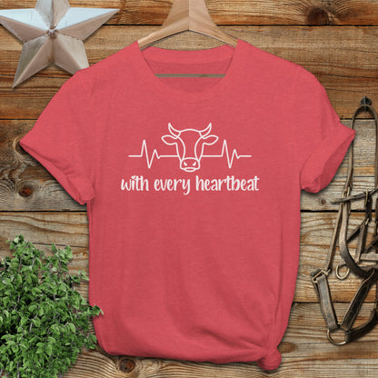 Every Heartbeat Cow T-Shirt