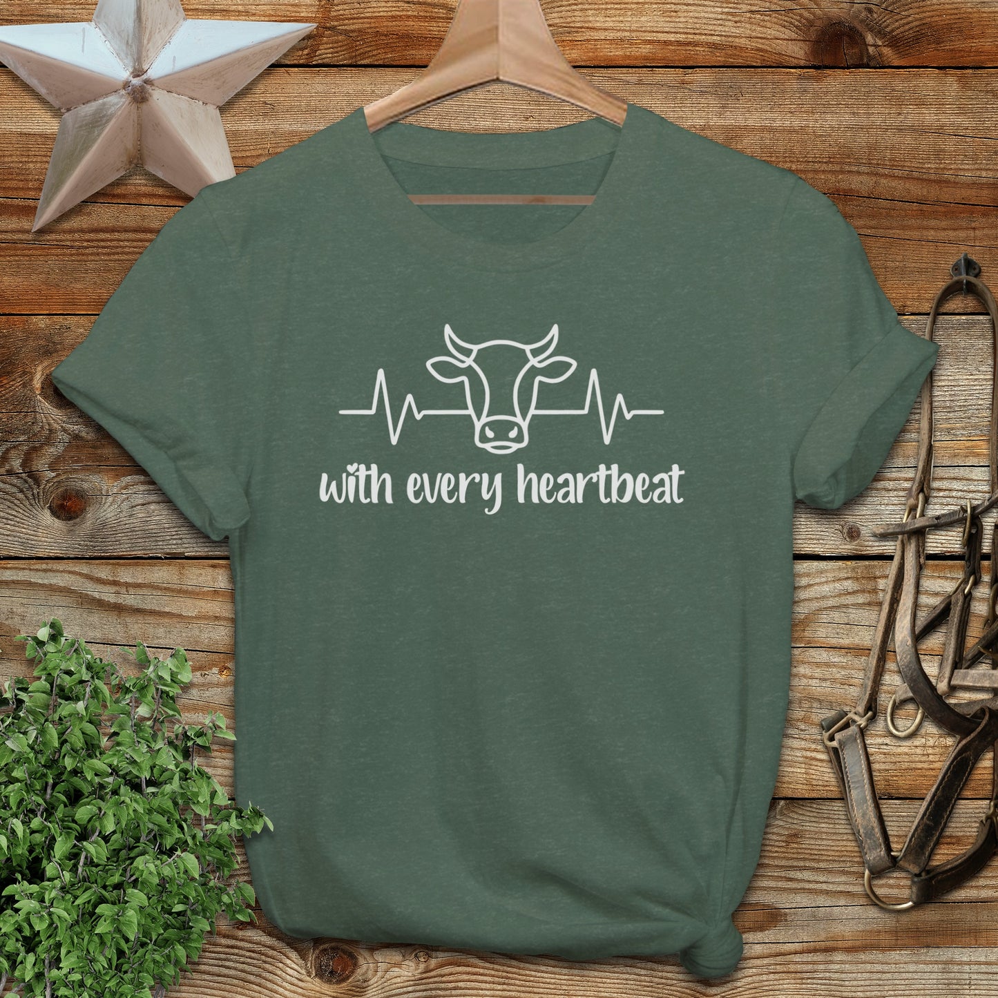 Every Heartbeat Cow T-Shirt