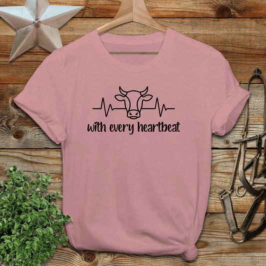Every Heartbeat Cow T-Shirt