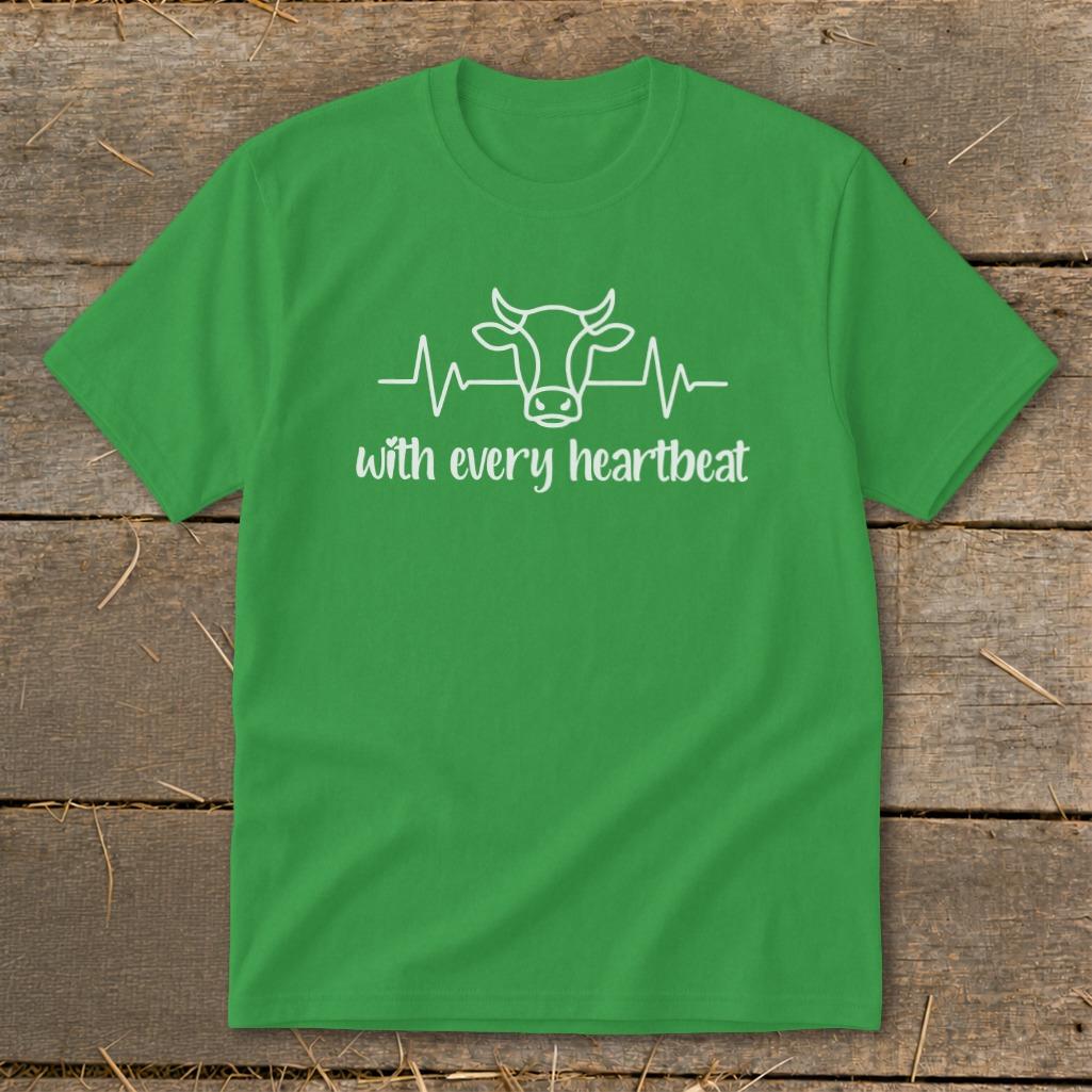 Every Heartbeat Cow Youth Tee