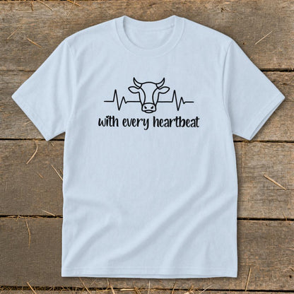 Every Heartbeat Cow Youth Tee