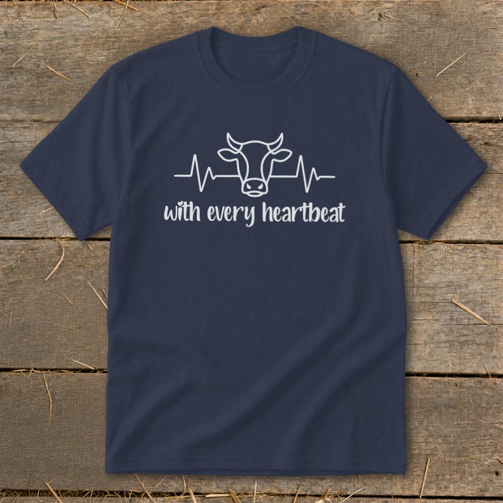 Every Heartbeat Cow Youth Tee