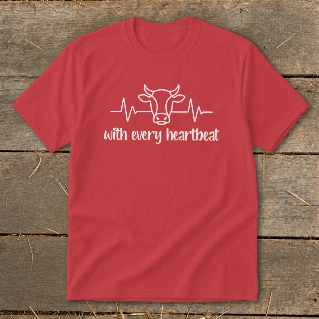 Every Heartbeat Cow Youth Tee