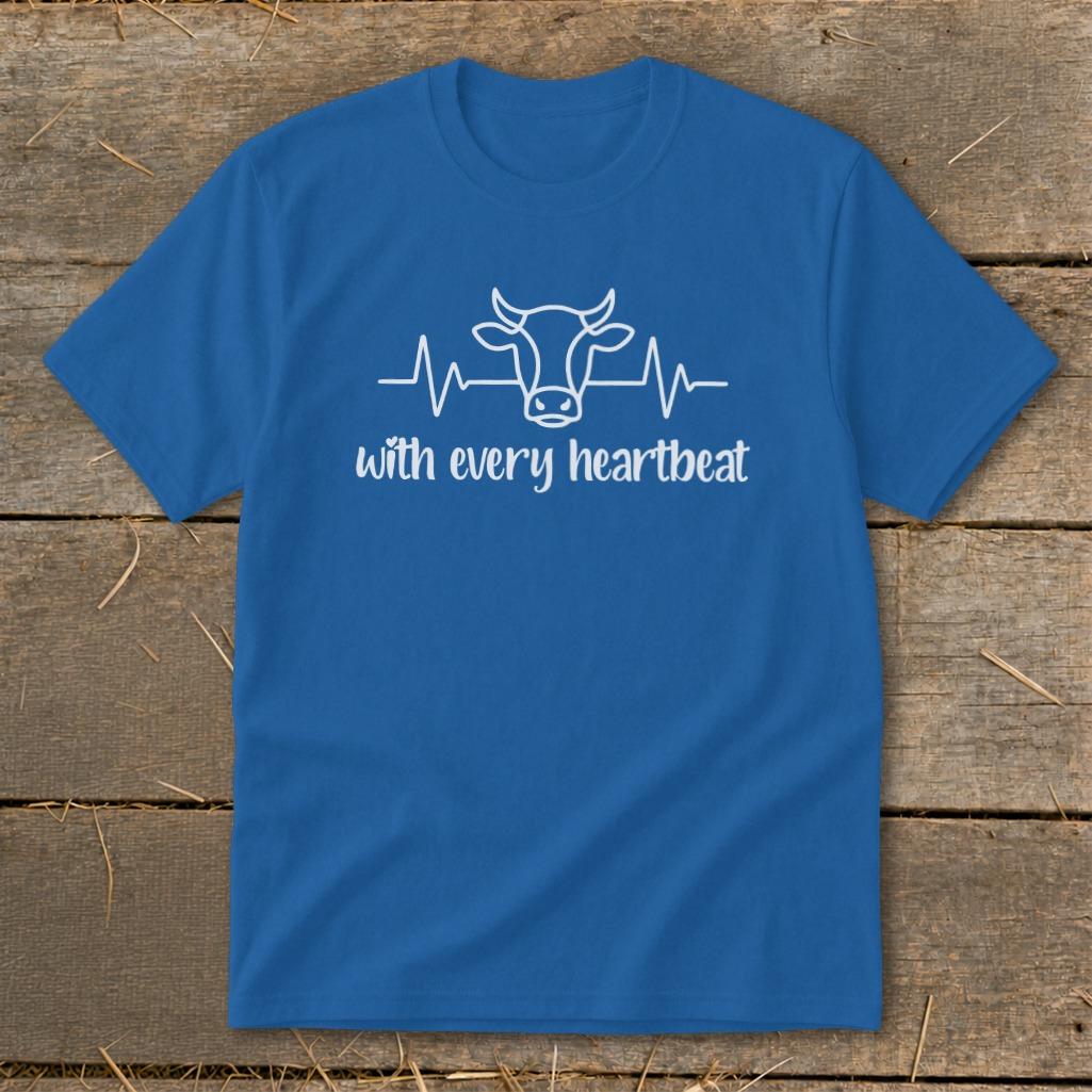 Every Heartbeat Cow Youth Tee