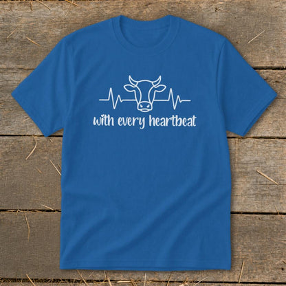 Every Heartbeat Cow Youth Tee