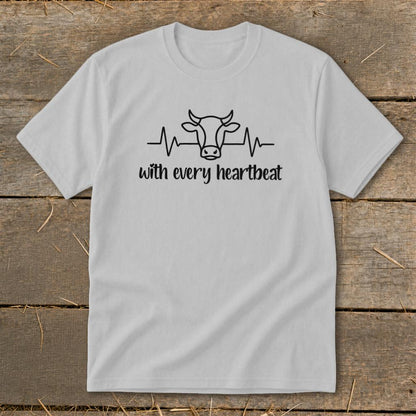 Every Heartbeat Cow Youth Tee
