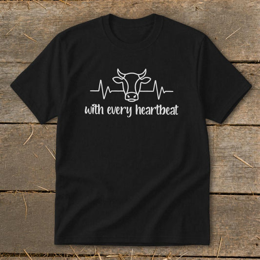 Every Heartbeat Cow Youth Tee