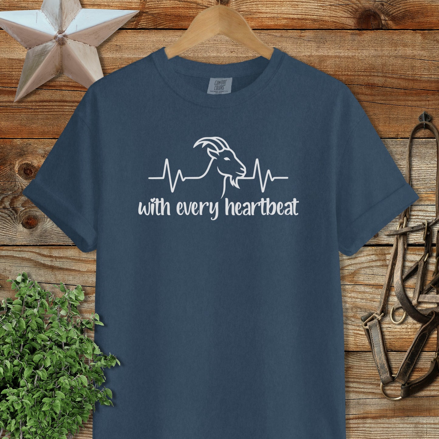 Every Heartbeat Goat Heavyweight Tee