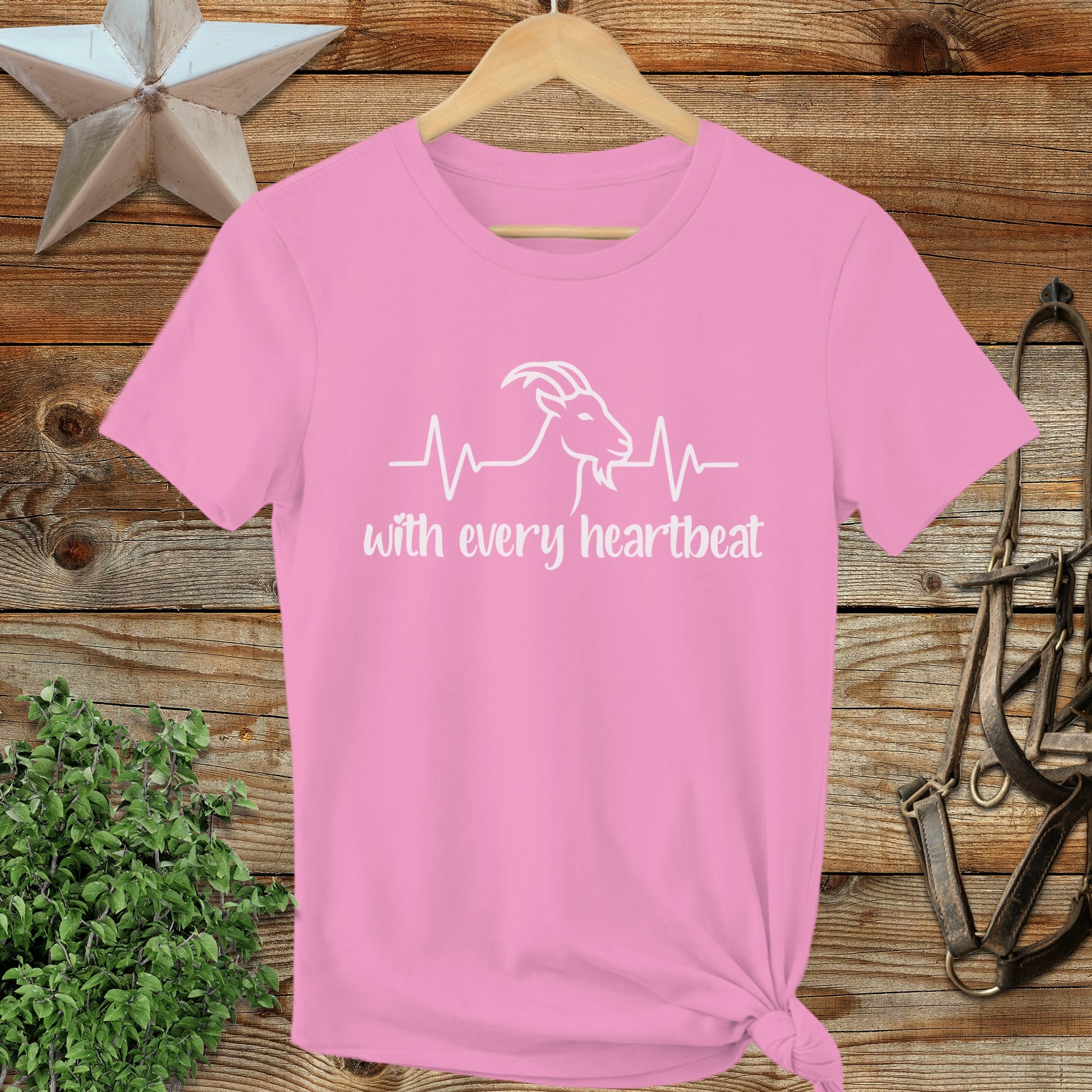 Every Heartbeat Goat Ladies Tee