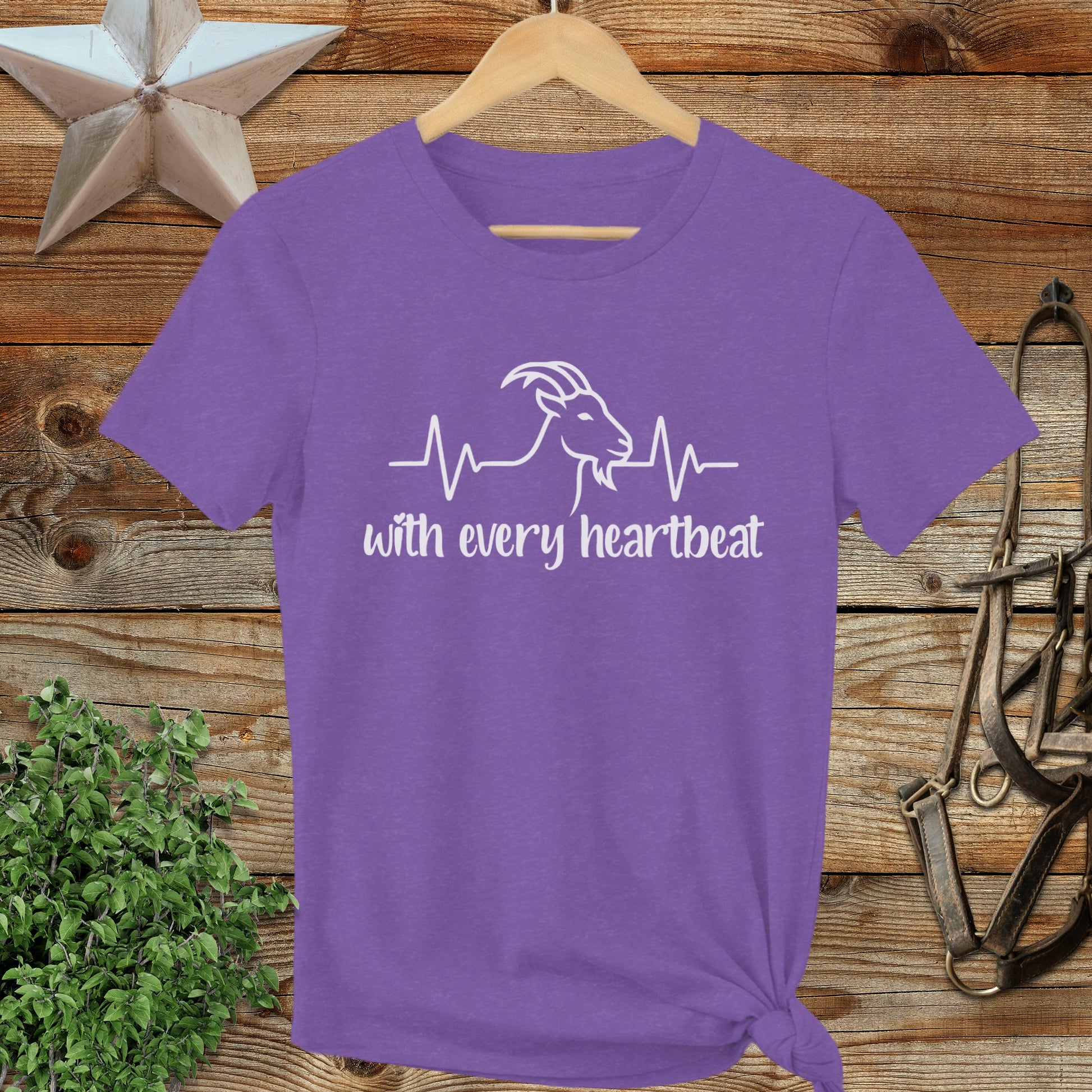 Every Heartbeat Goat Ladies Tee
