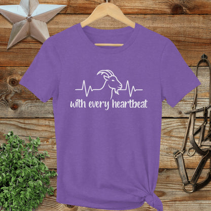 Every Heartbeat Goat Ladies Tee