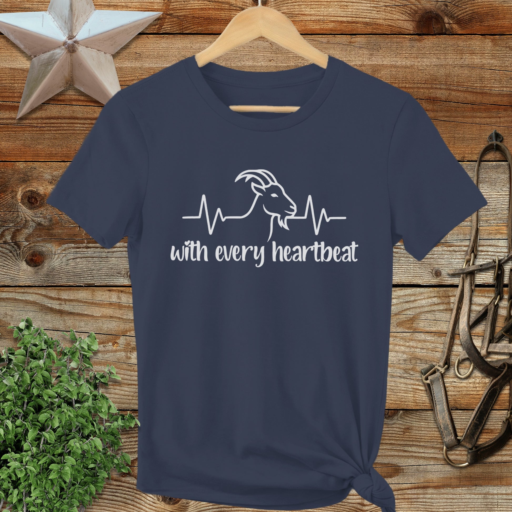Every Heartbeat Goat Ladies Tee
