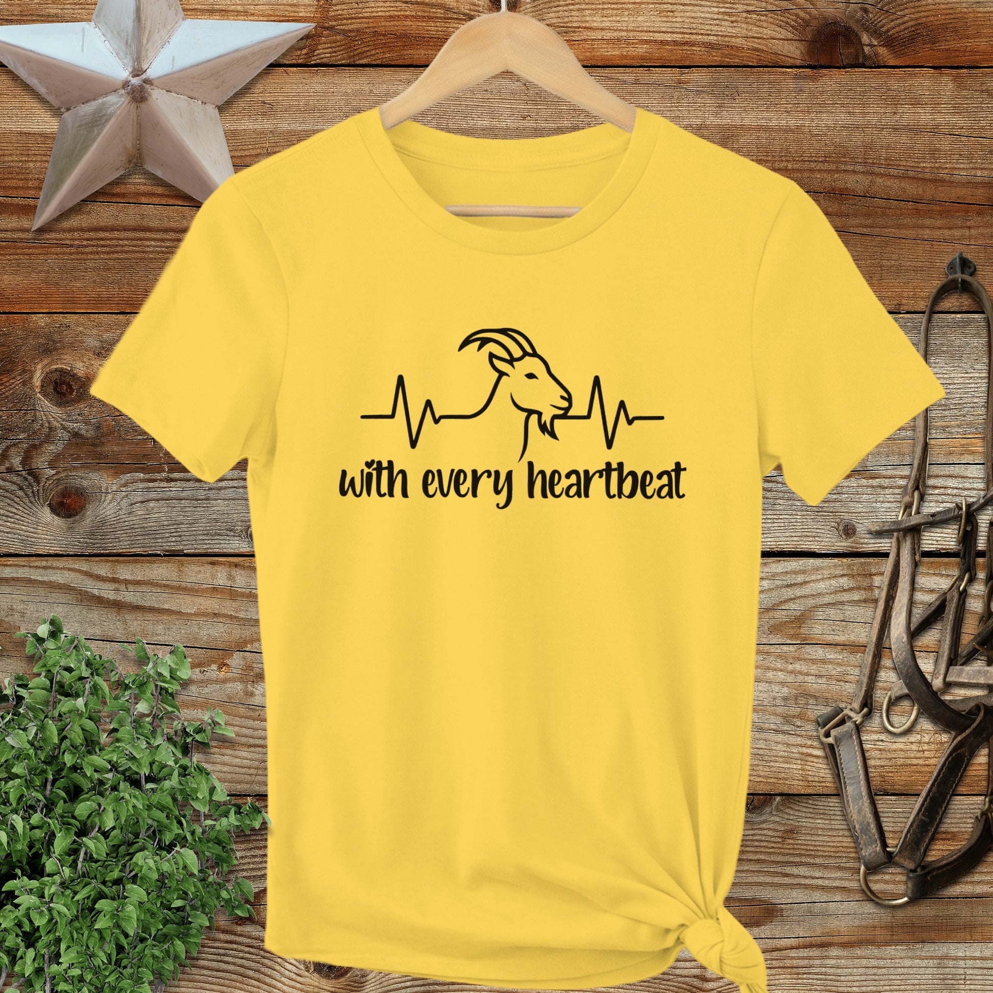 Every Heartbeat Goat Ladies Tee