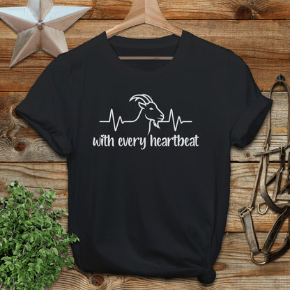Every Heartbeat Goat Softstyle Tee