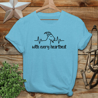 Every Heartbeat Goat Softstyle Tee