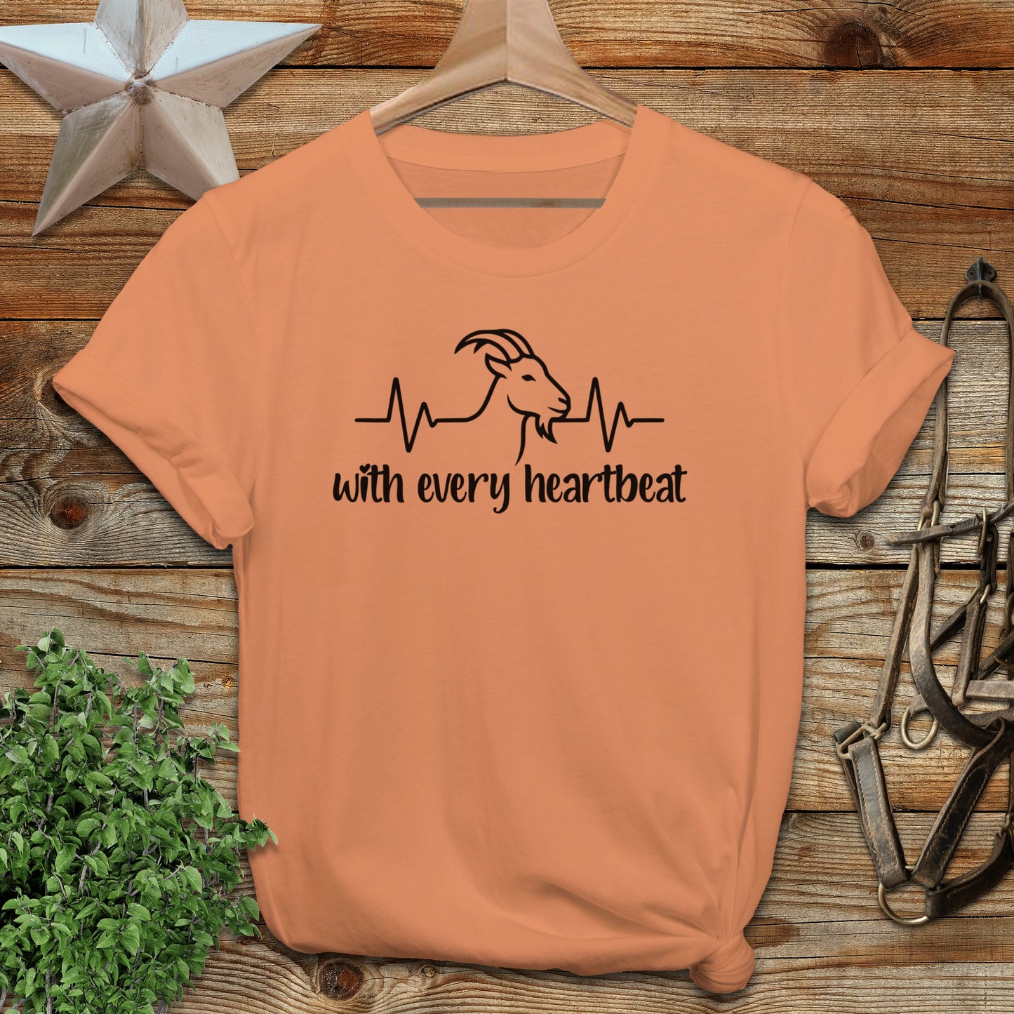 Every Heartbeat Goat Softstyle Tee