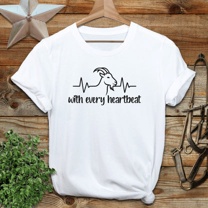 Every Heartbeat Goat Softstyle Tee