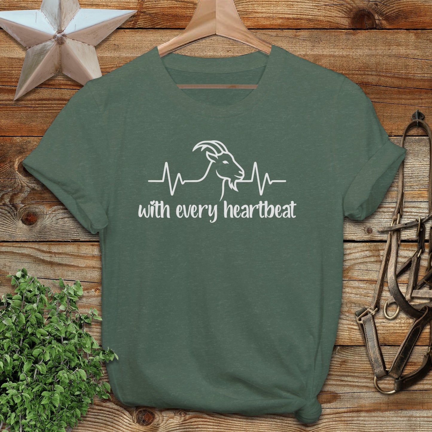 Every Heartbeat Goat Softstyle Tee