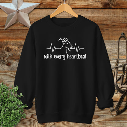 Every Heartbeat Goat Sweatshirt