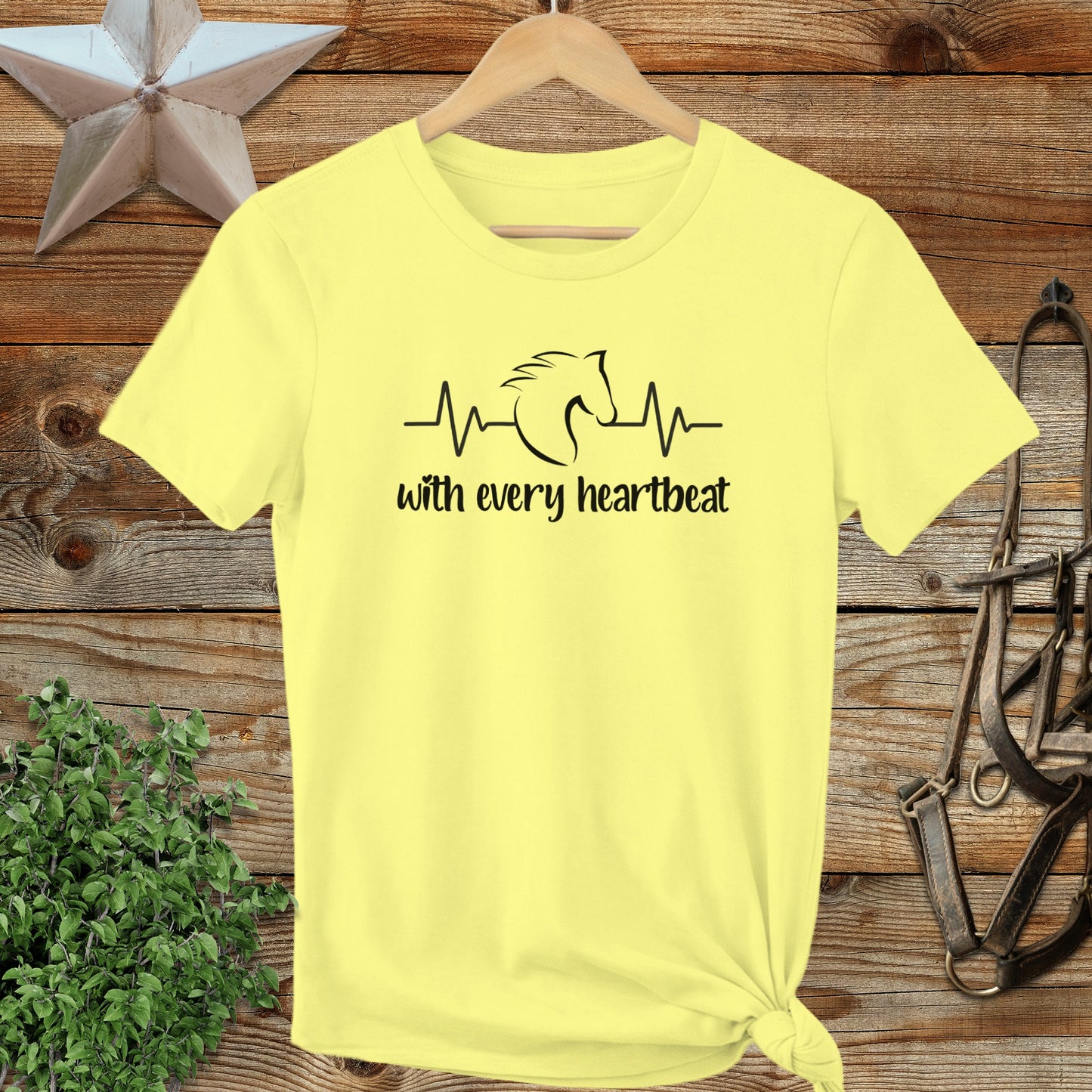 Every Heartbeat Horse Ladies Tee