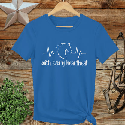 Every Heartbeat Horse Ladies Tee