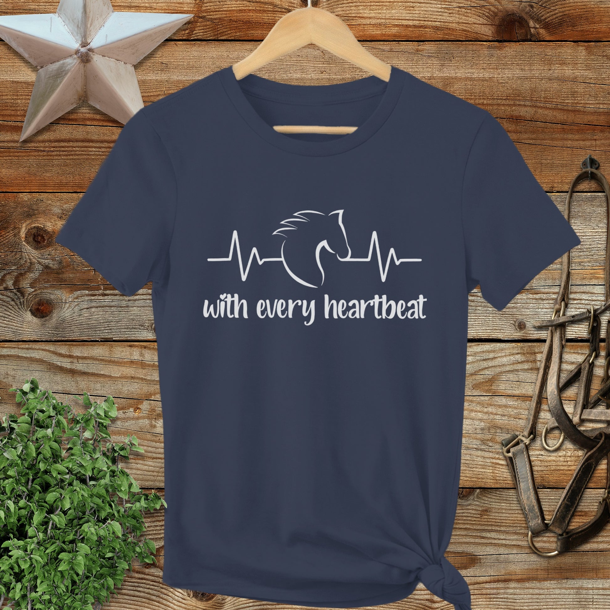 Every Heartbeat Horse Ladies Tee