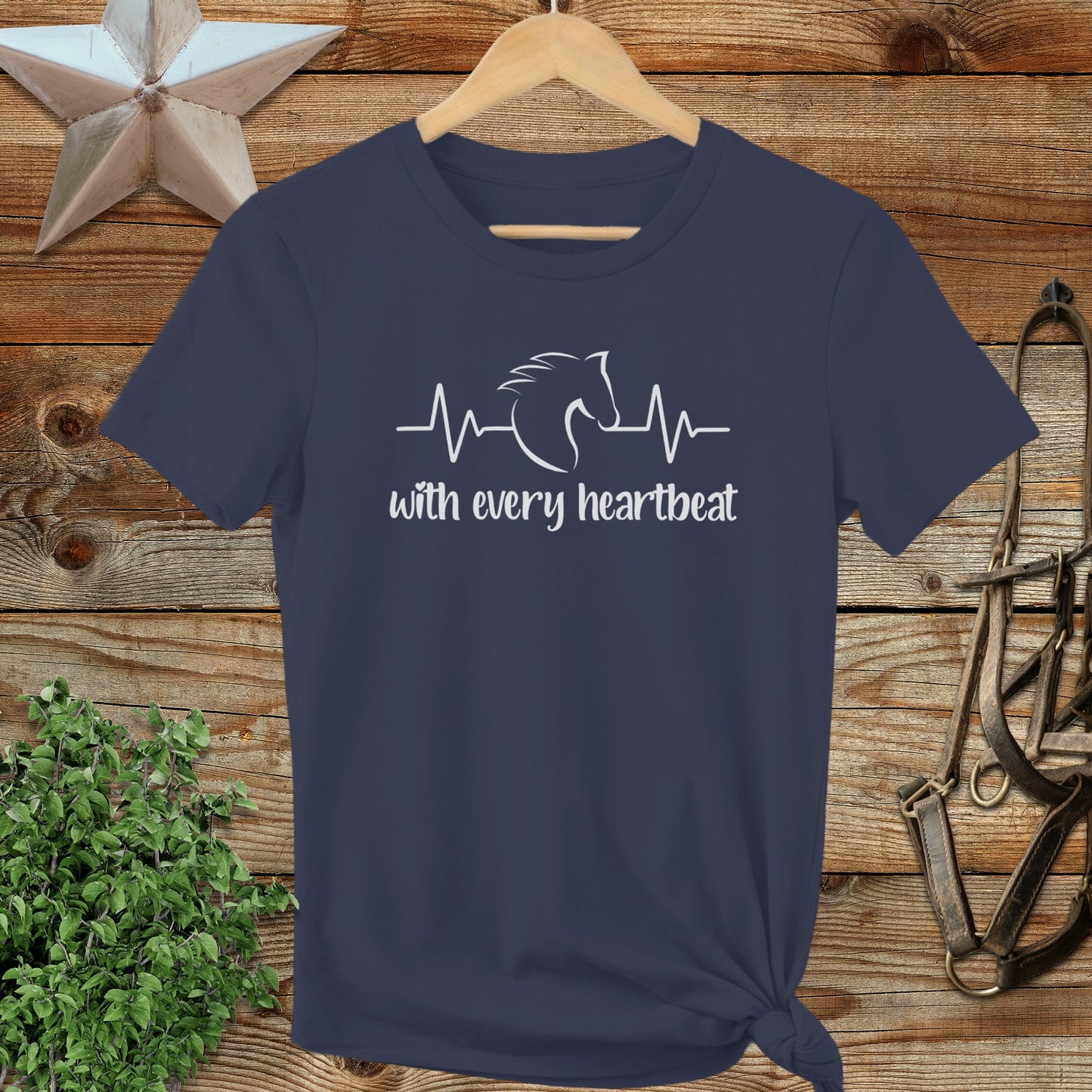 Every Heartbeat Horse Ladies Tee