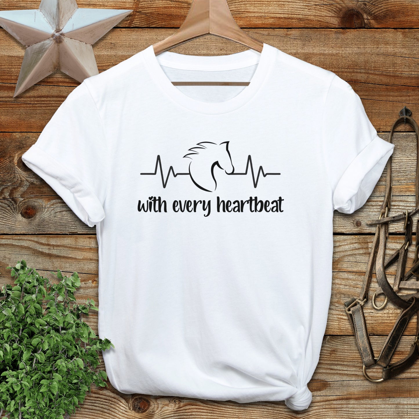 Every Heartbeat Horse Softstyle Tee